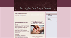 Desktop Screenshot of massagingsdcounty.com