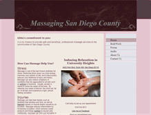 Tablet Screenshot of massagingsdcounty.com